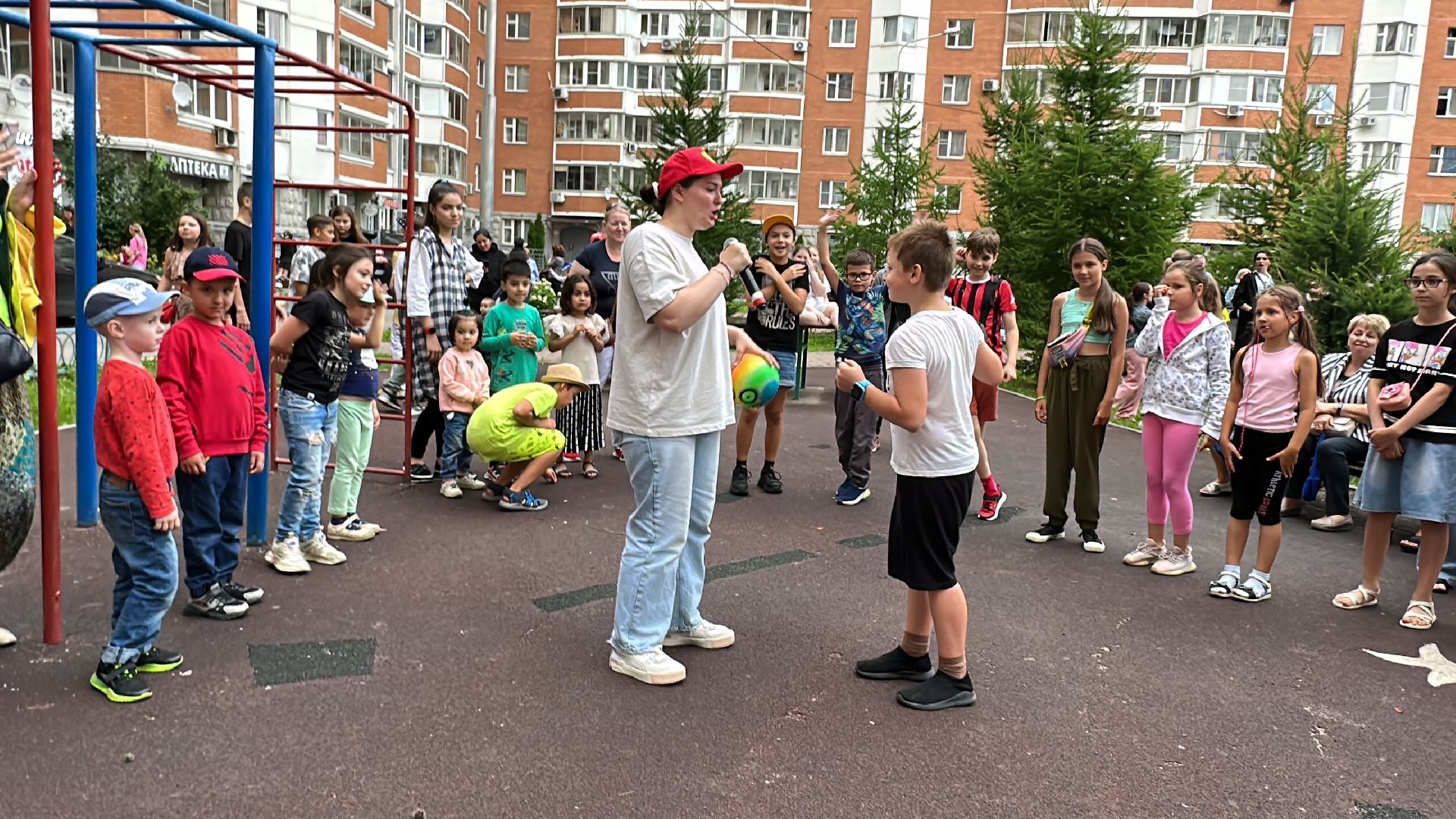 Одинцово, Праздник двора, Благоустройство, Новая детская площадка