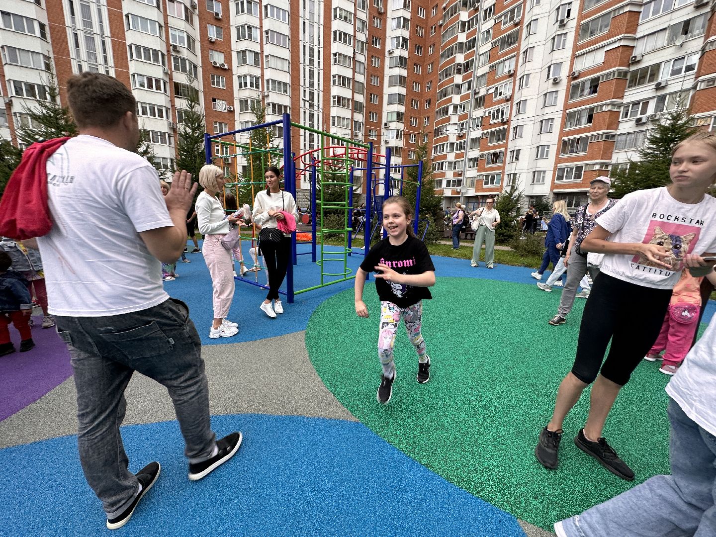 Одинцово, Праздник двора, Благоустройство, Новая детская площадка