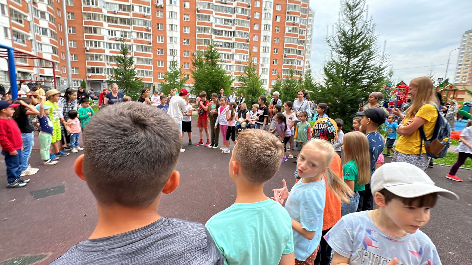 Одинцово, Праздник двора, Благоустройство, Новая детская площадка