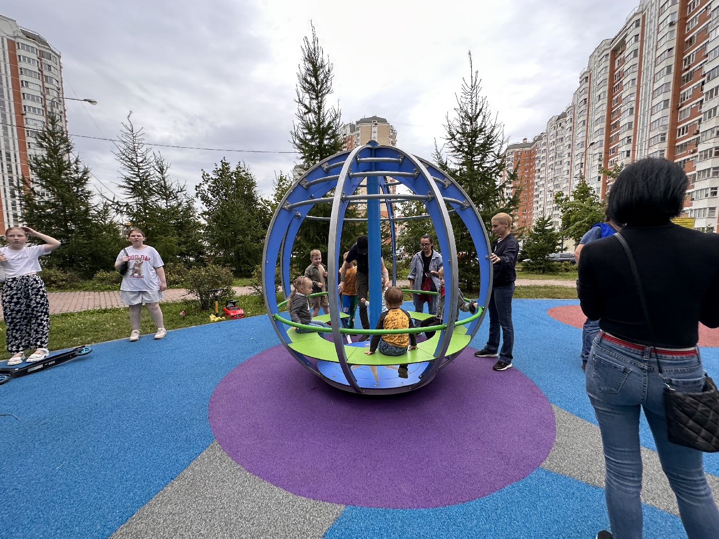 Одинцово, Праздник двора, Благоустройство, Новая детская площадка