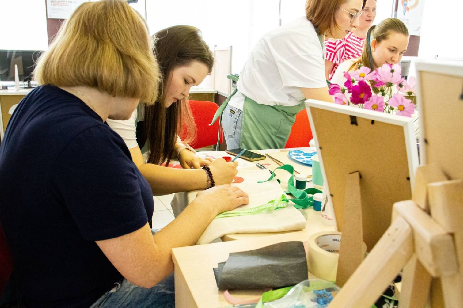 Подольск, МФЦ, праздник, мастер-класс, роспись по ткани