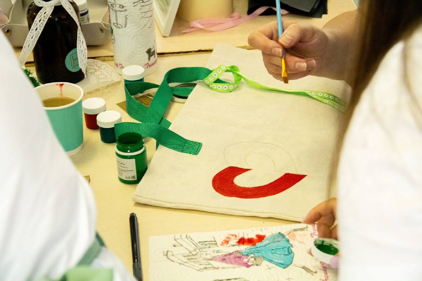 Подольск, МФЦ, праздник, мастер-класс, роспись по ткани