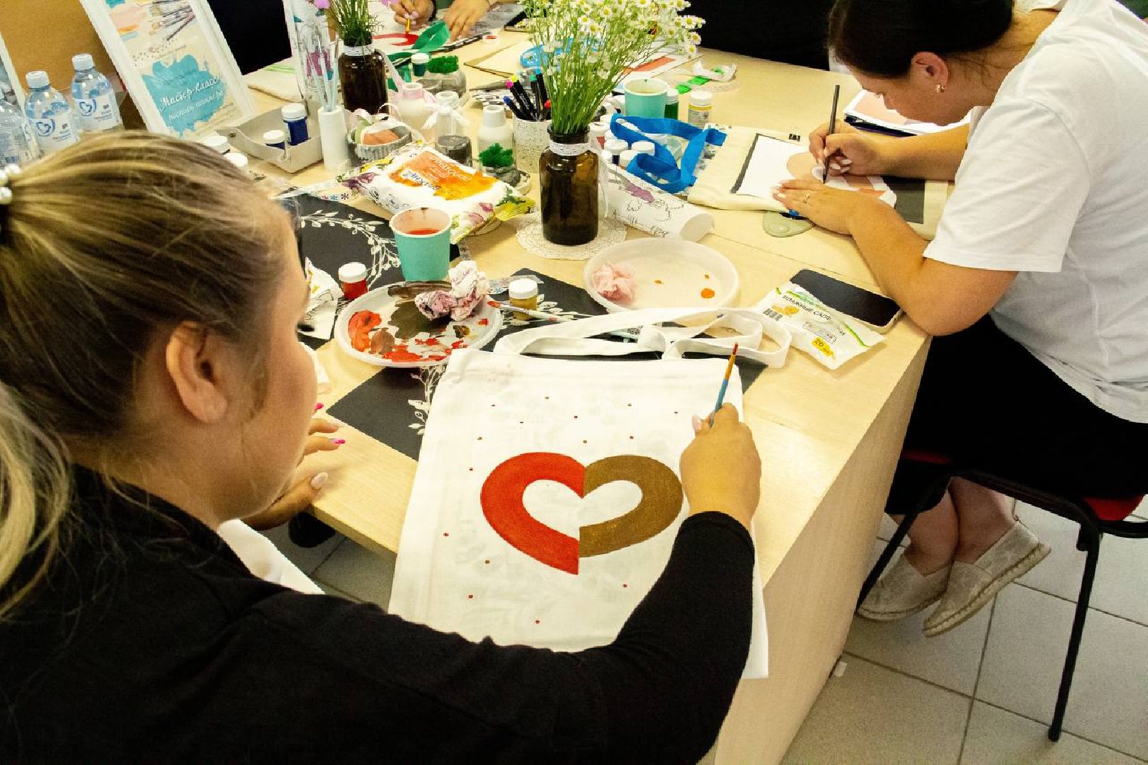 Подольск, МФЦ, праздник, мастер-класс, роспись по ткани