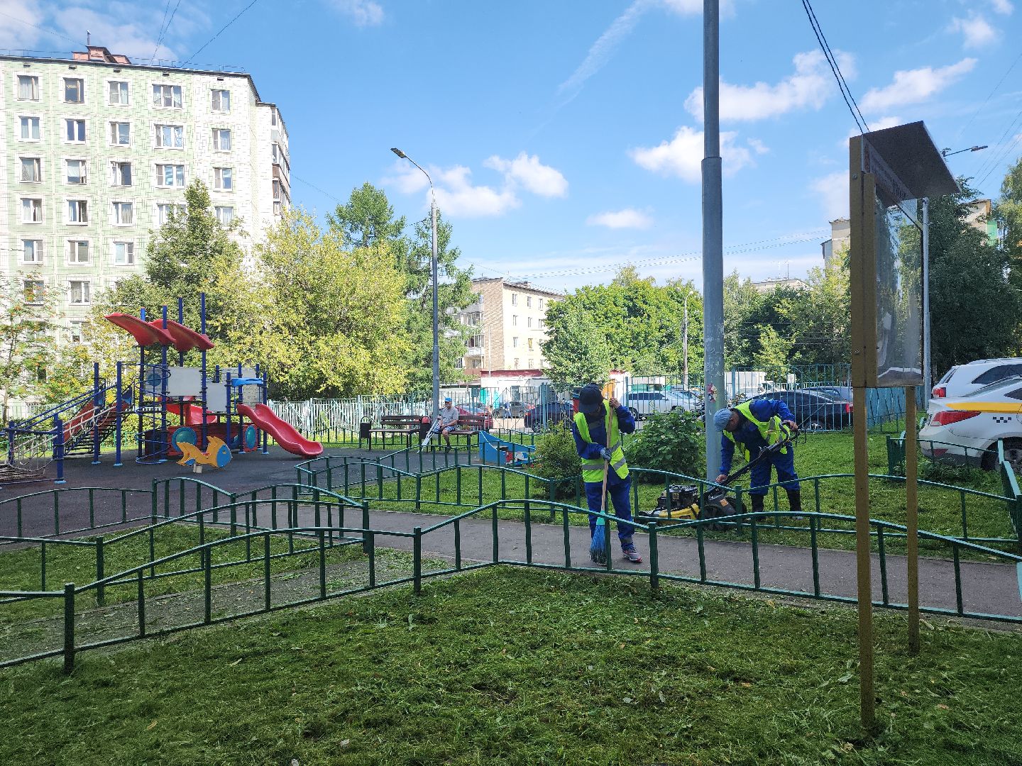 жкх; благоустройство; покос; видное