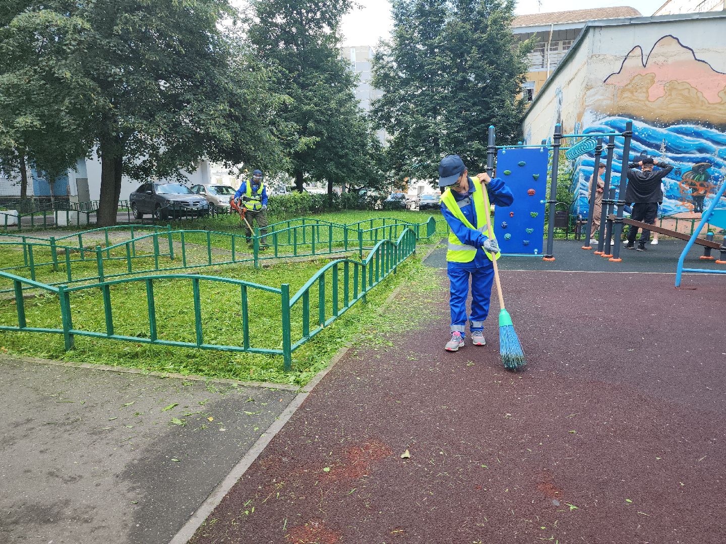 жкх; благоустройство; покос; видное