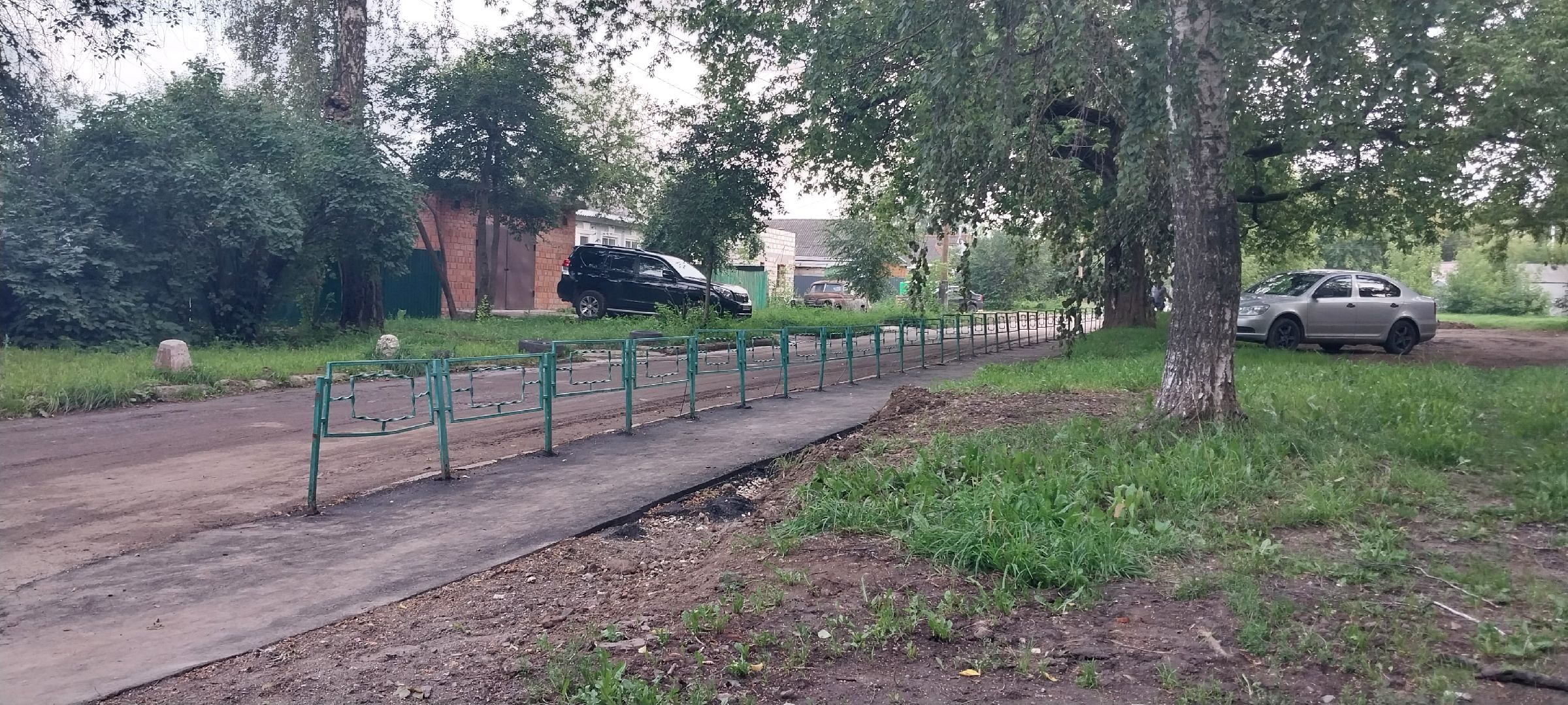 Коломна, тротуар, новый асфальт, благоустройство