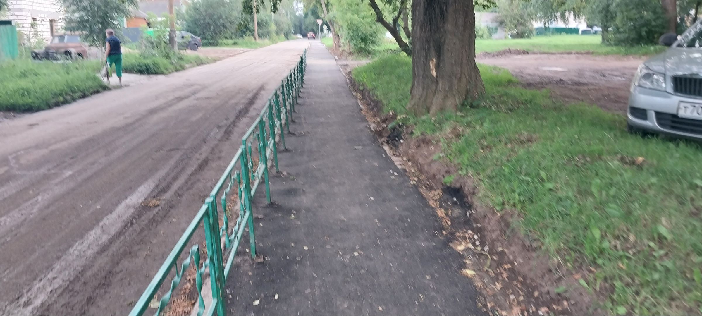 Коломна, тротуар, новый асфальт, благоустройство