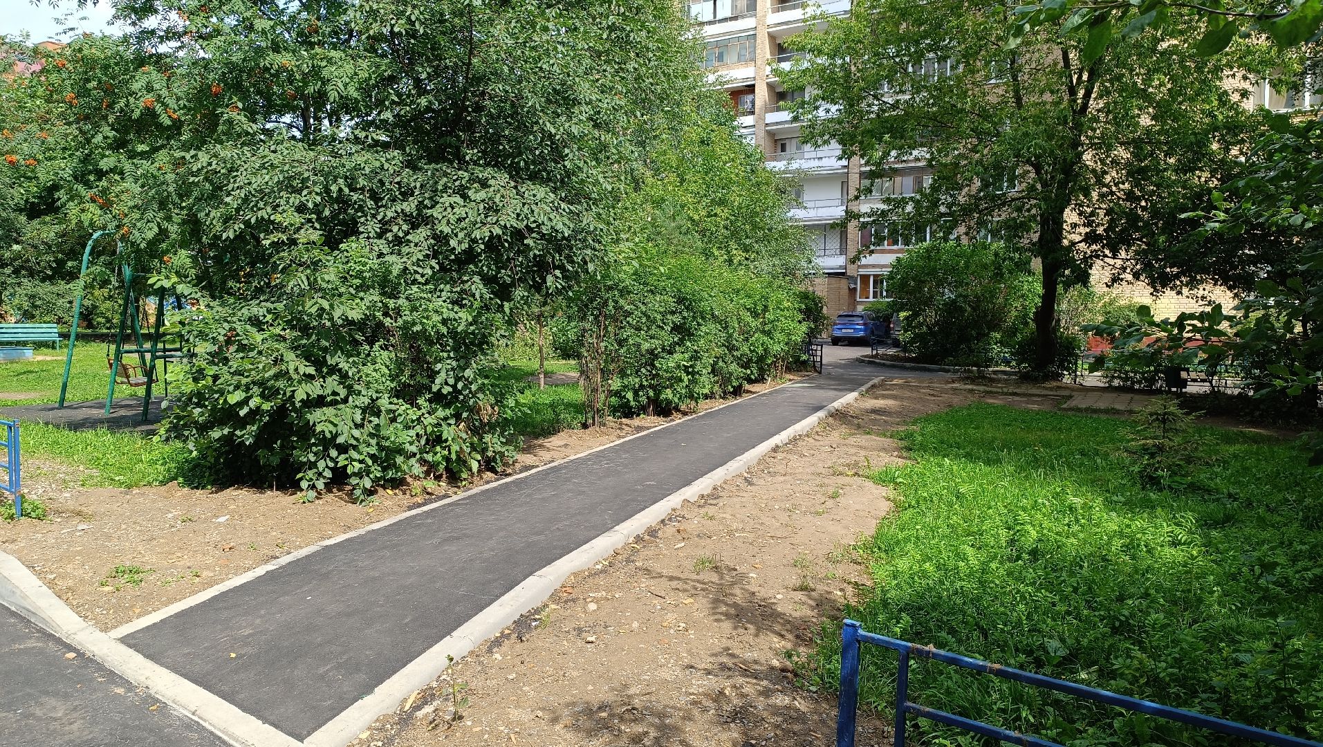 Лобня, благоустройство, двор