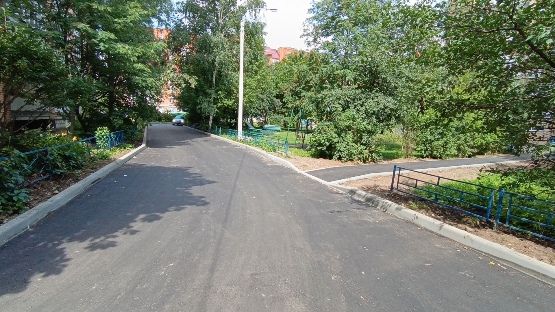 Лобня, благоустройство, двор