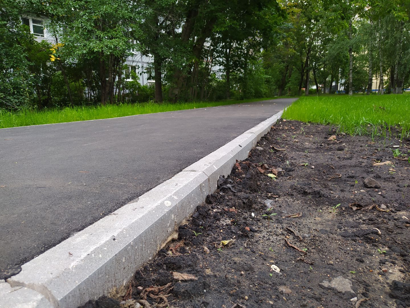 Нахабино, тропинка, благоустройство