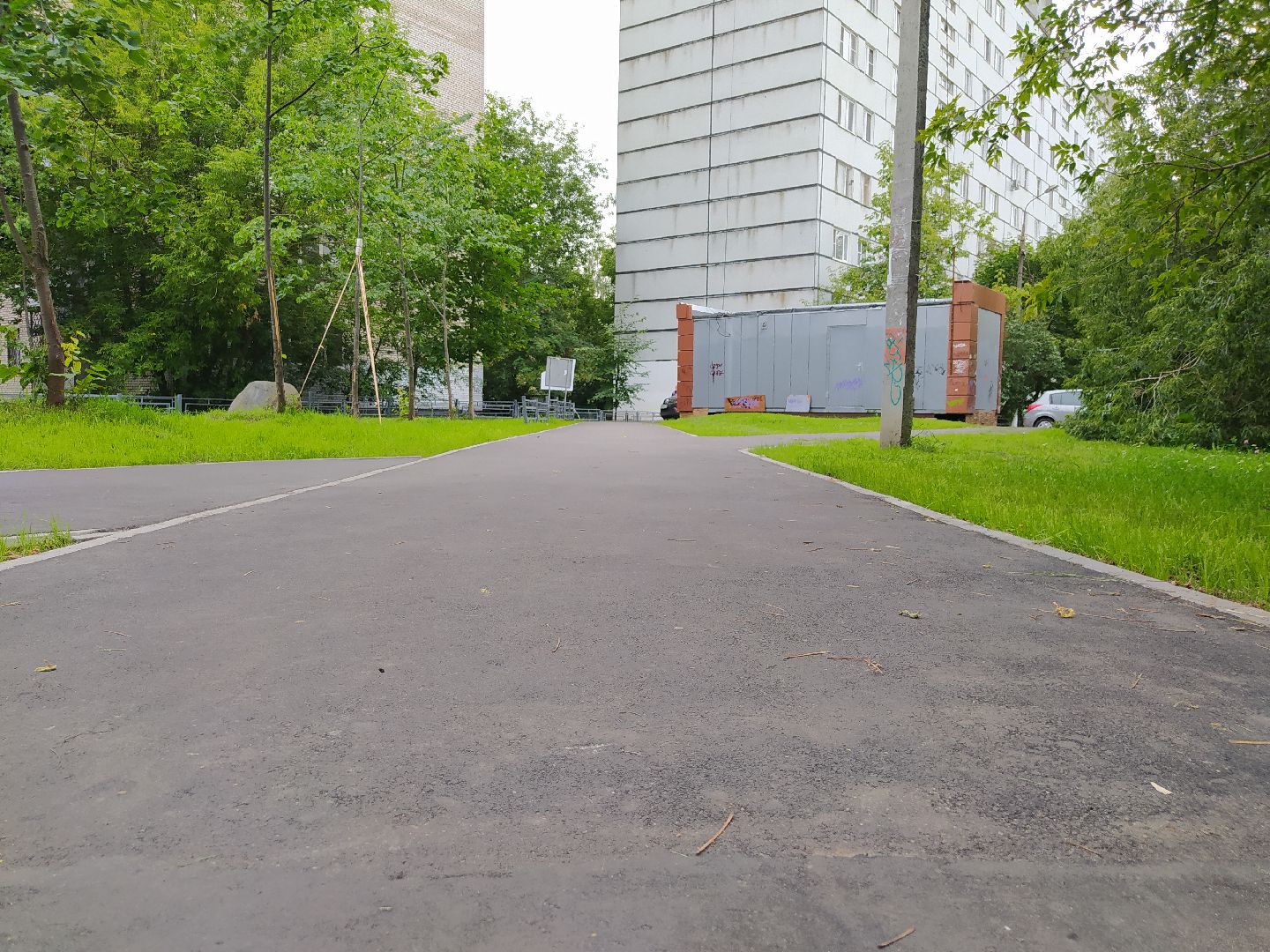 Нахабино, тропинка, благоустройство