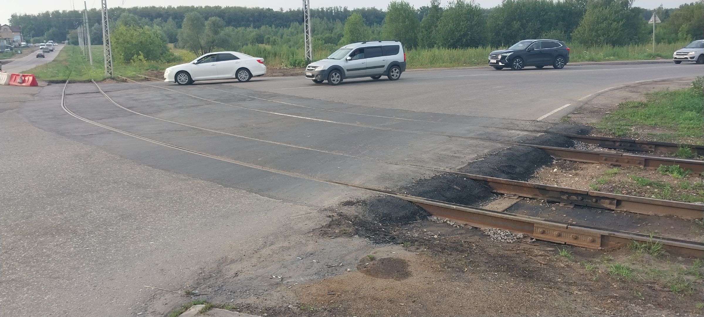 Коломна, дороги, трамвайные пути, ремонт путей, новый асфальт