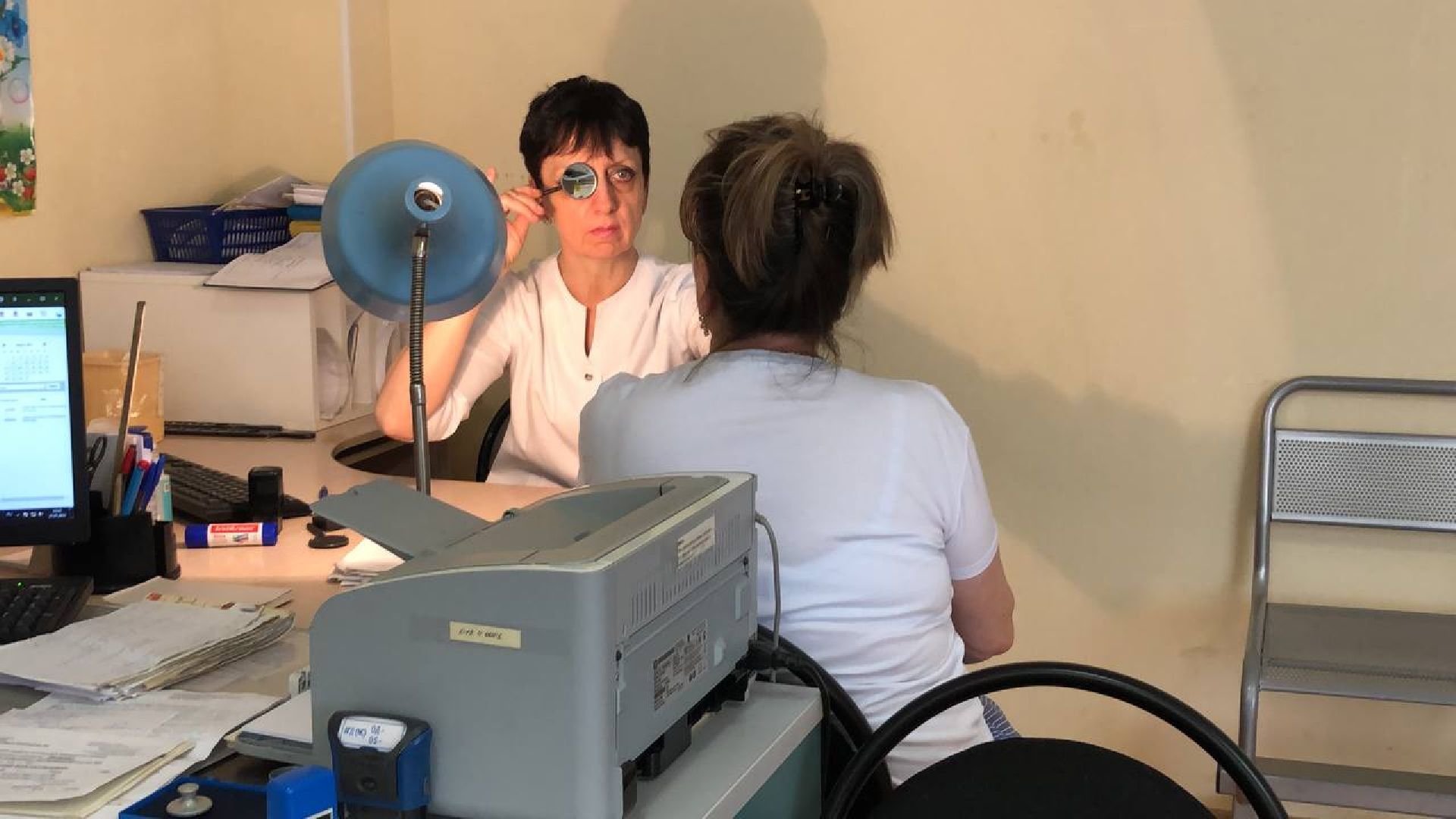 Руза, новое оборудование, офтальмолог, рефрактометр, пневмотонометр