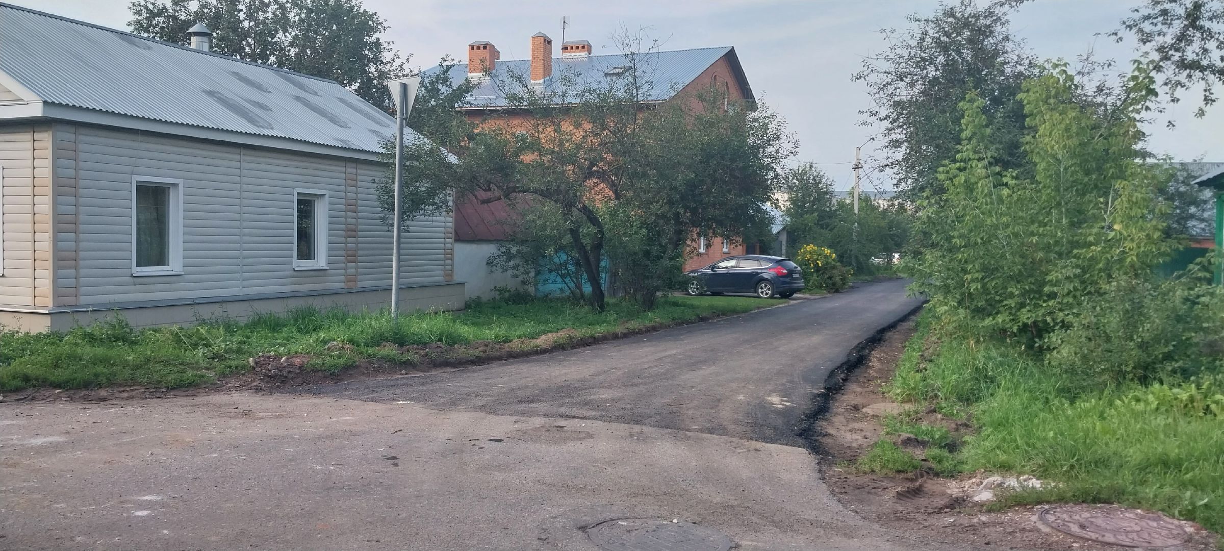 Коломна, дороги, новый асфальт