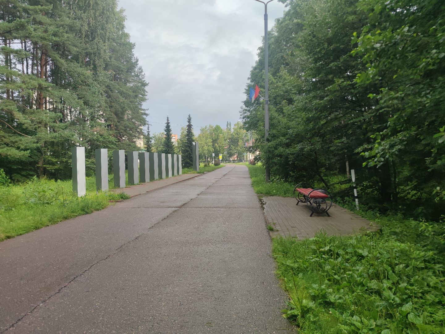 Уборка города, чистота, парк, мемориал, Дубна