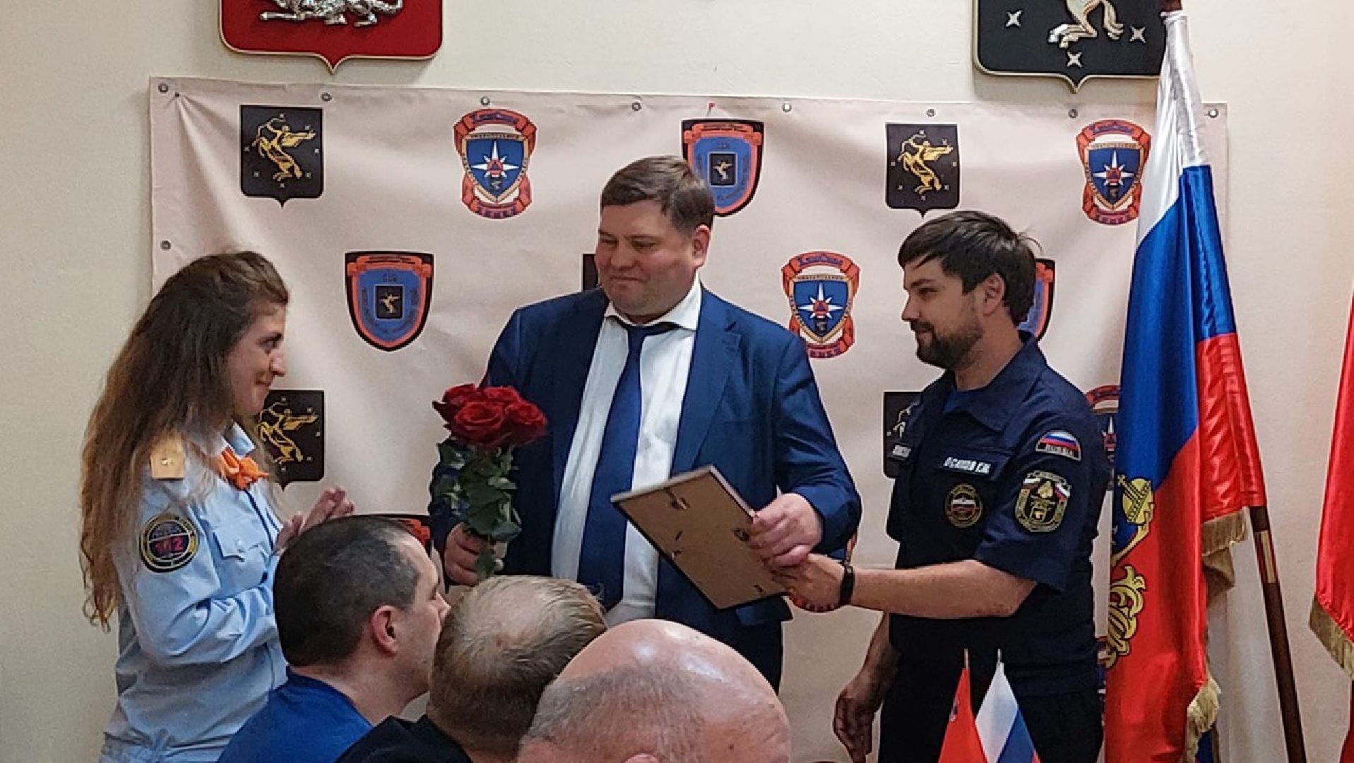 Химки, служба спасения, спасатели, ХимСпас, награждение