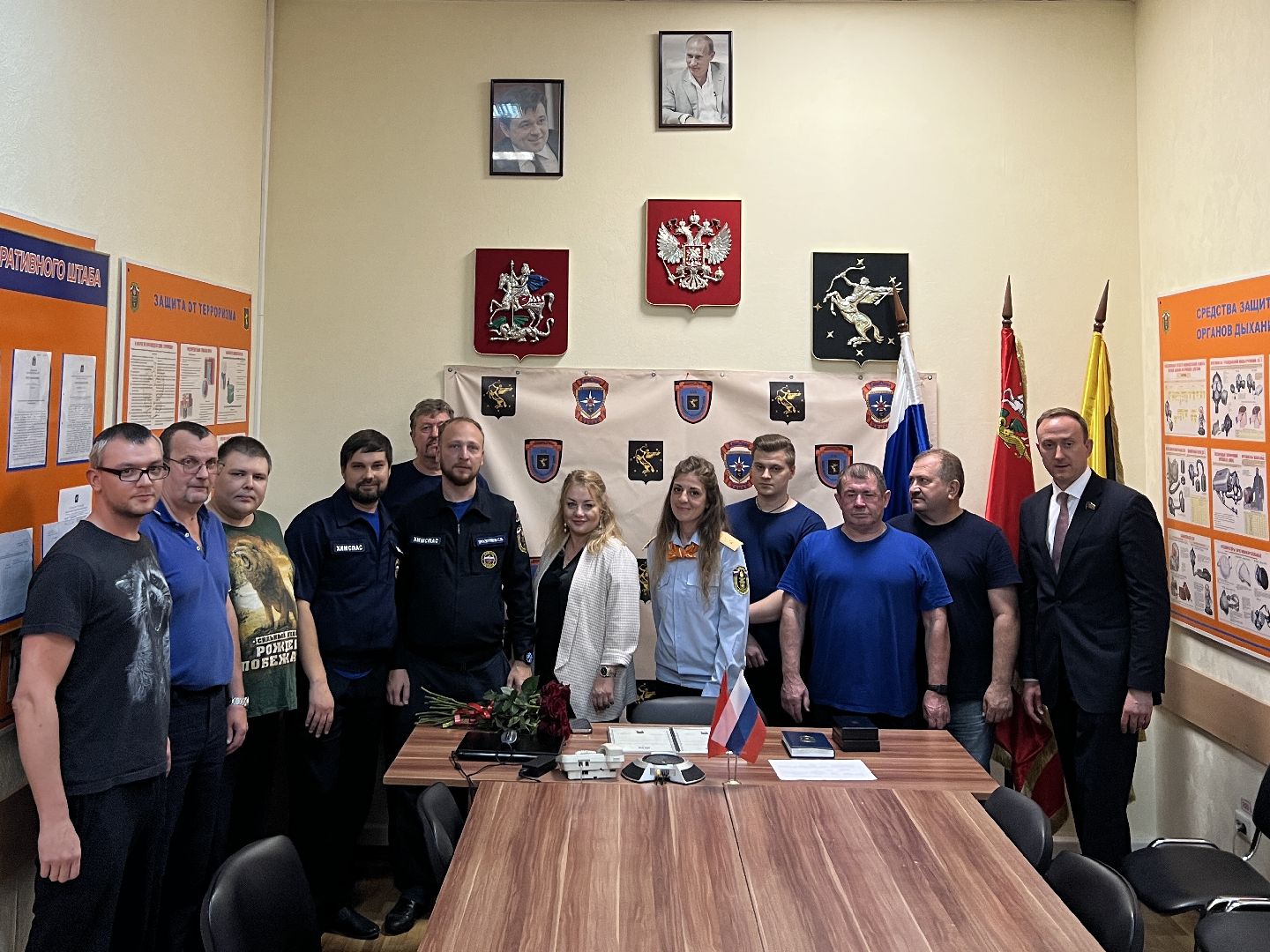 Химки, служба спасения, спасатели, ХимСпас, награждение