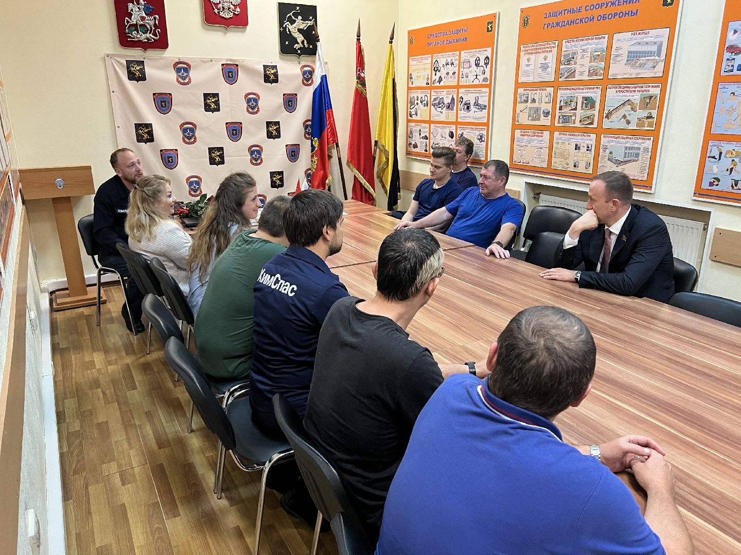 Химки, служба спасения, спасатели, ХимСпас, награждение