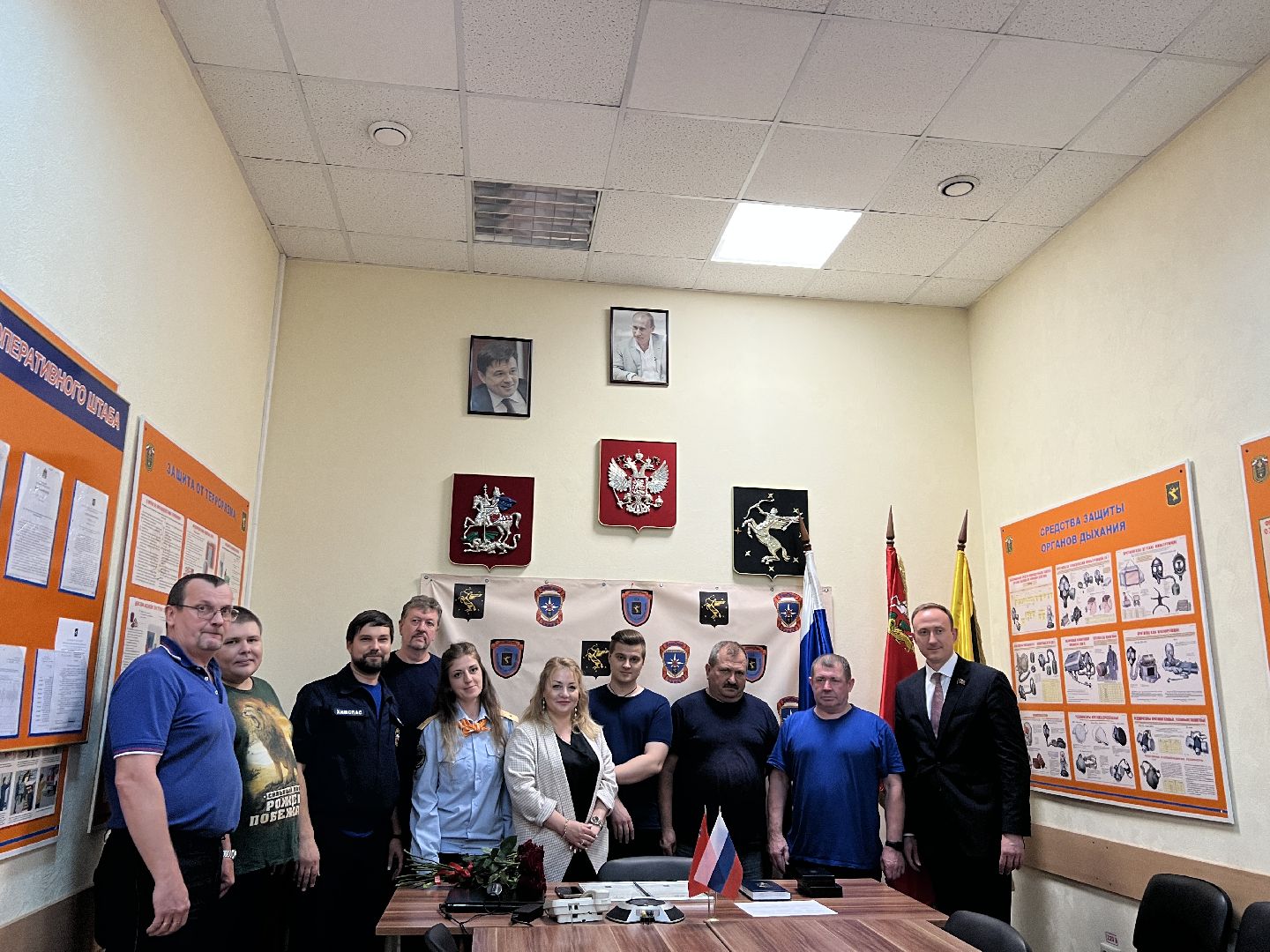 Химки, служба спасения, спасатели, ХимСпас, награждение