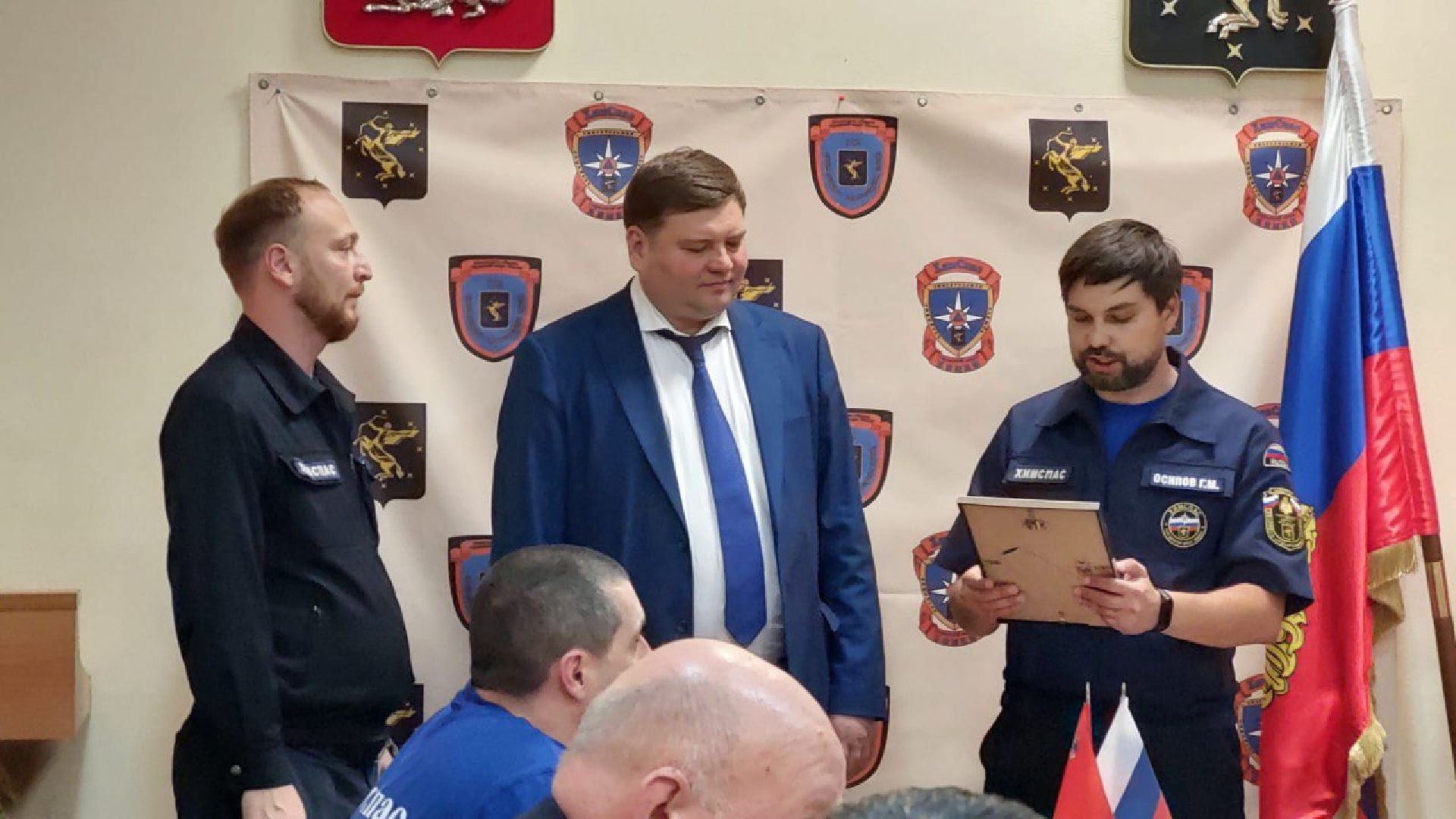 Химки, служба спасения, спасатели, ХимСпас, награждение