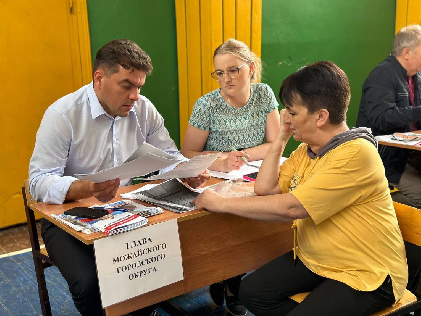 Можайск, Можайский городской округ, Подмосковье, выездная администрация, встреча, жители, прием граждан, глава округа