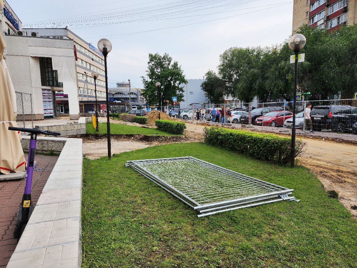 Раменское, благоустройство, реконструкция площади у кинотеатра Юбилейный