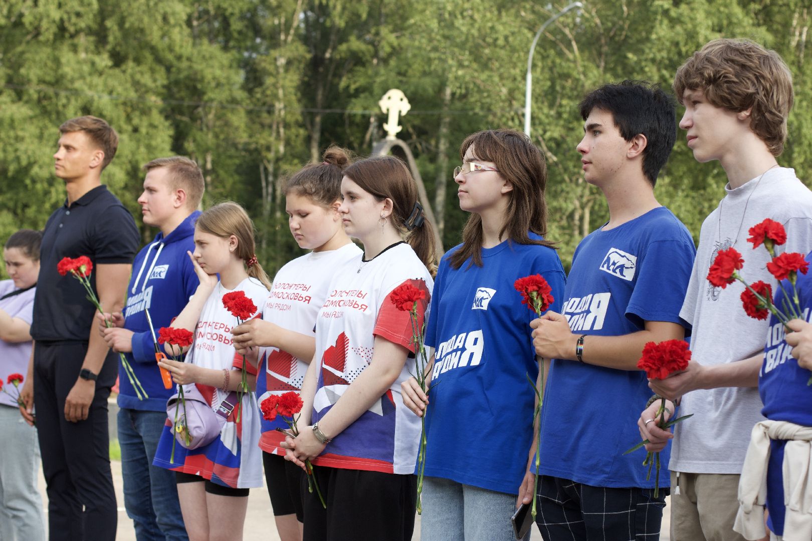 Лобня, митинг, свечи