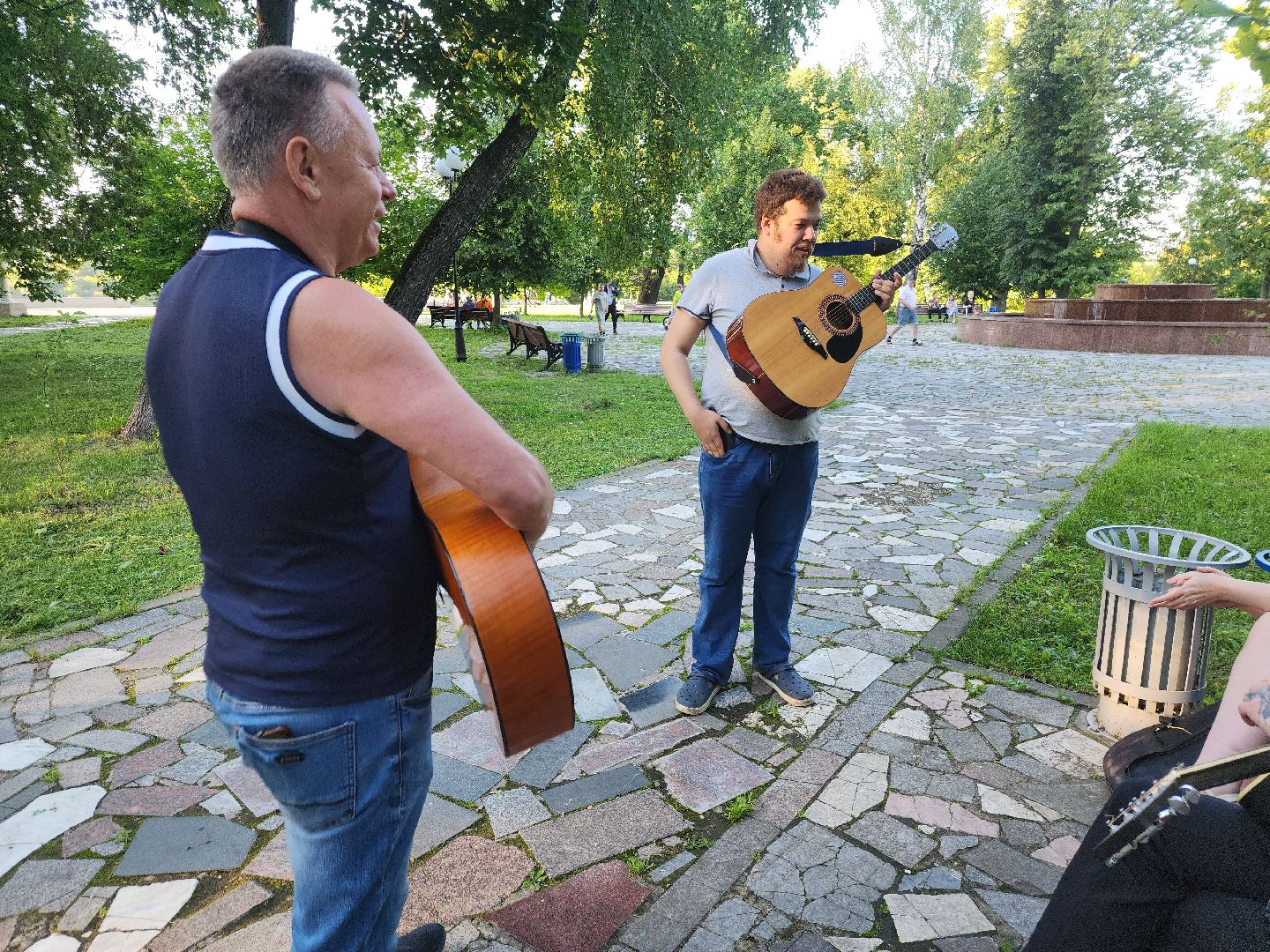 Долгопрудный, чтецы, барды, амфитеатр, Котовский залив