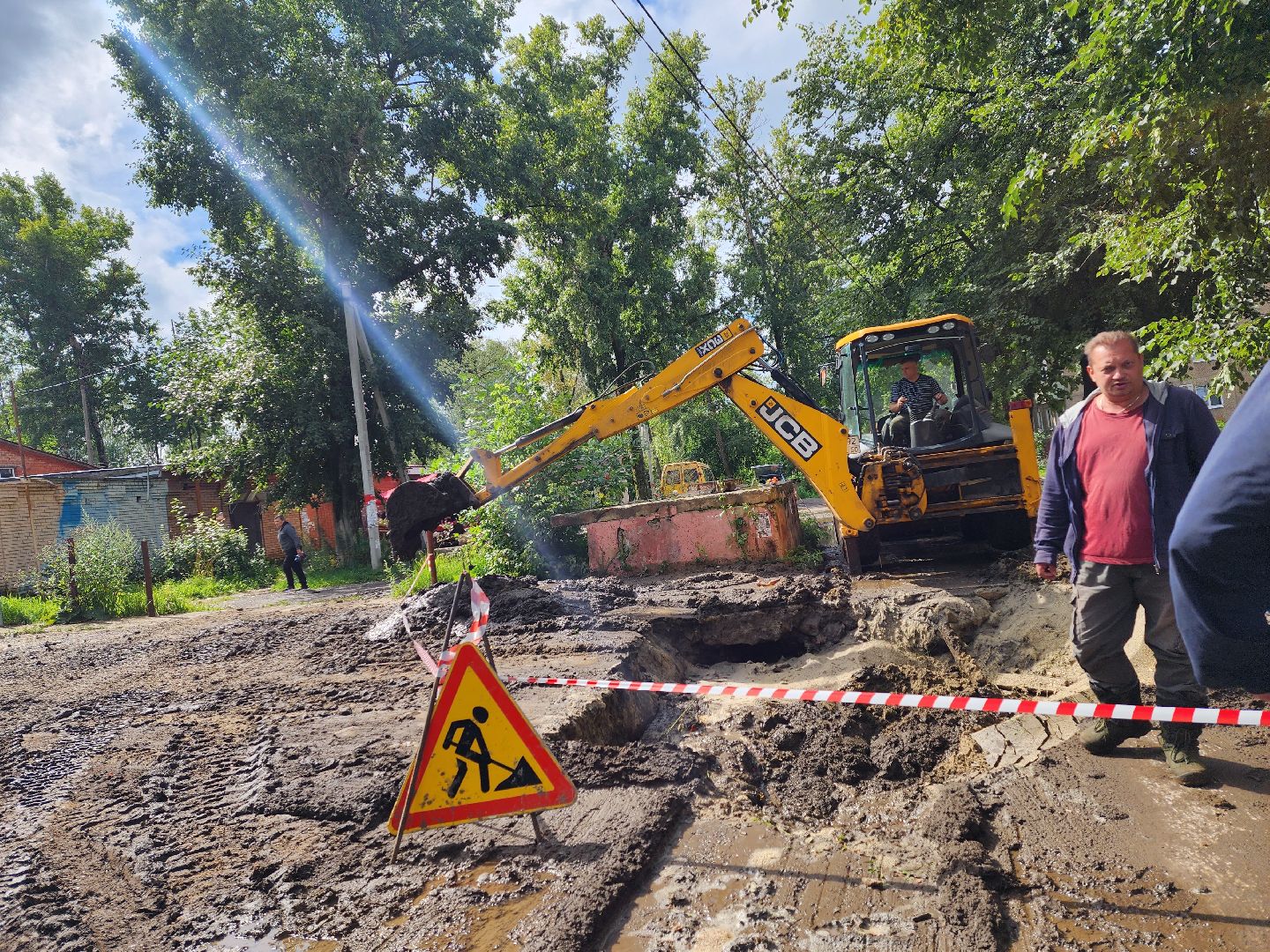 ЖКХ, авария, Воскресенск