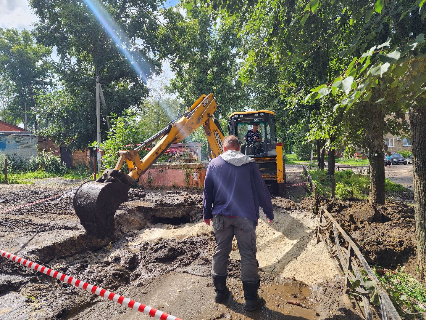 ЖКХ, прорыв, жители, Воскресенск