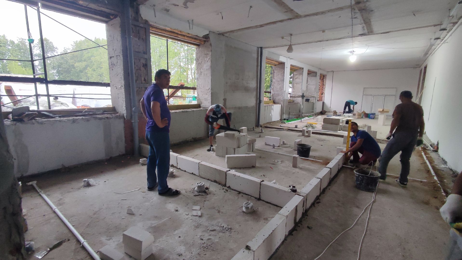 Кашира, капитальный ремонт, школа, электроснабжение, отопление