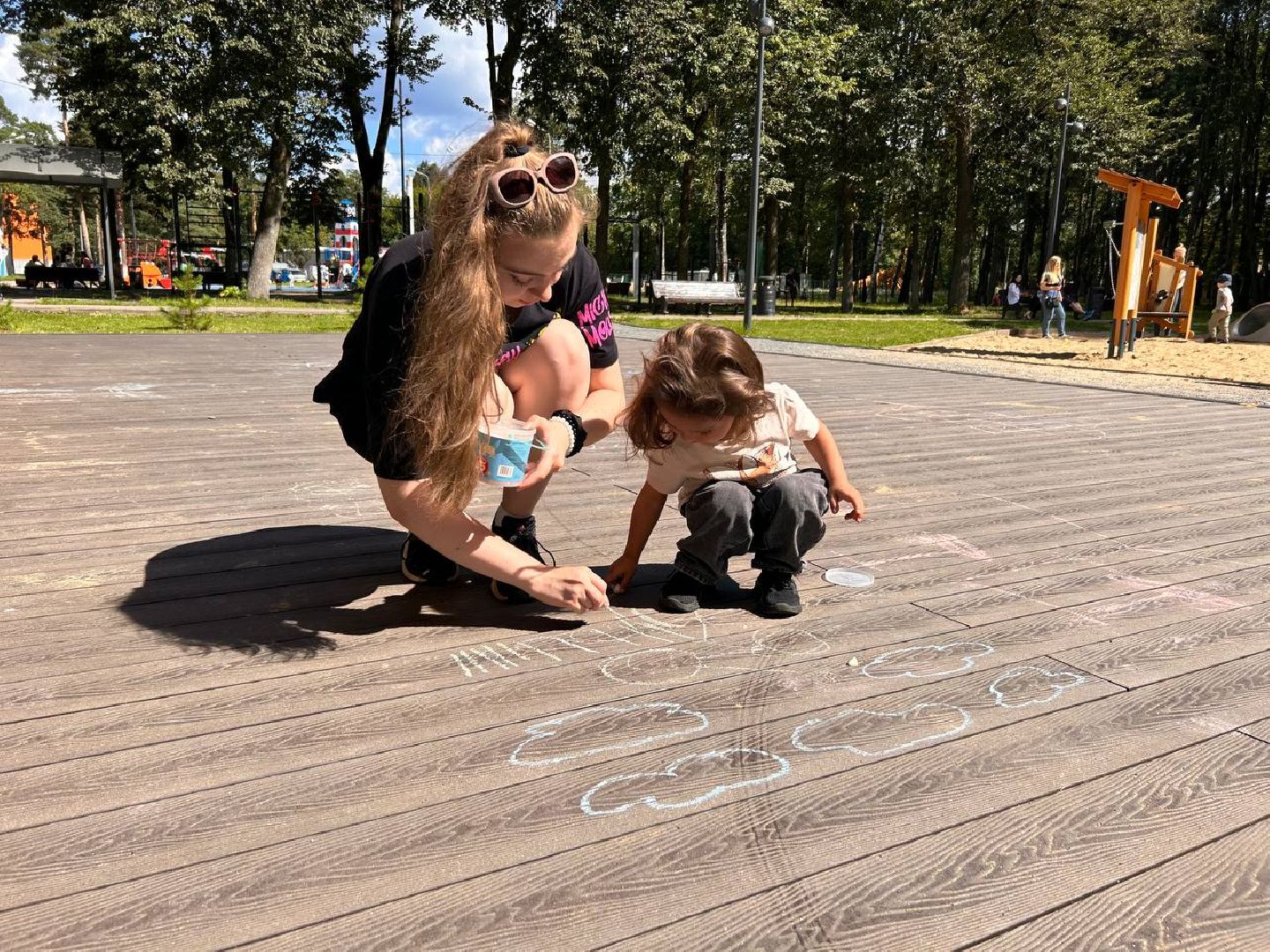 Наро-Фоминск, лето в Подмосковье, центральный парк, интерактивная программа, игры для детей