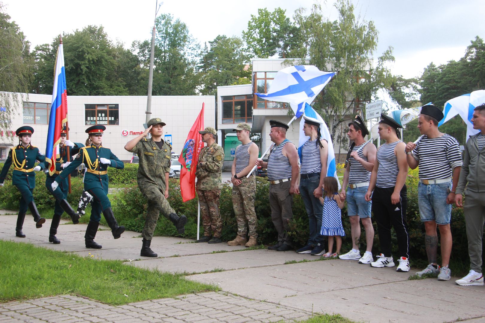 ВМФ, военно-морской флот, митинг, Протвино, памятник воинам-интернационалистам