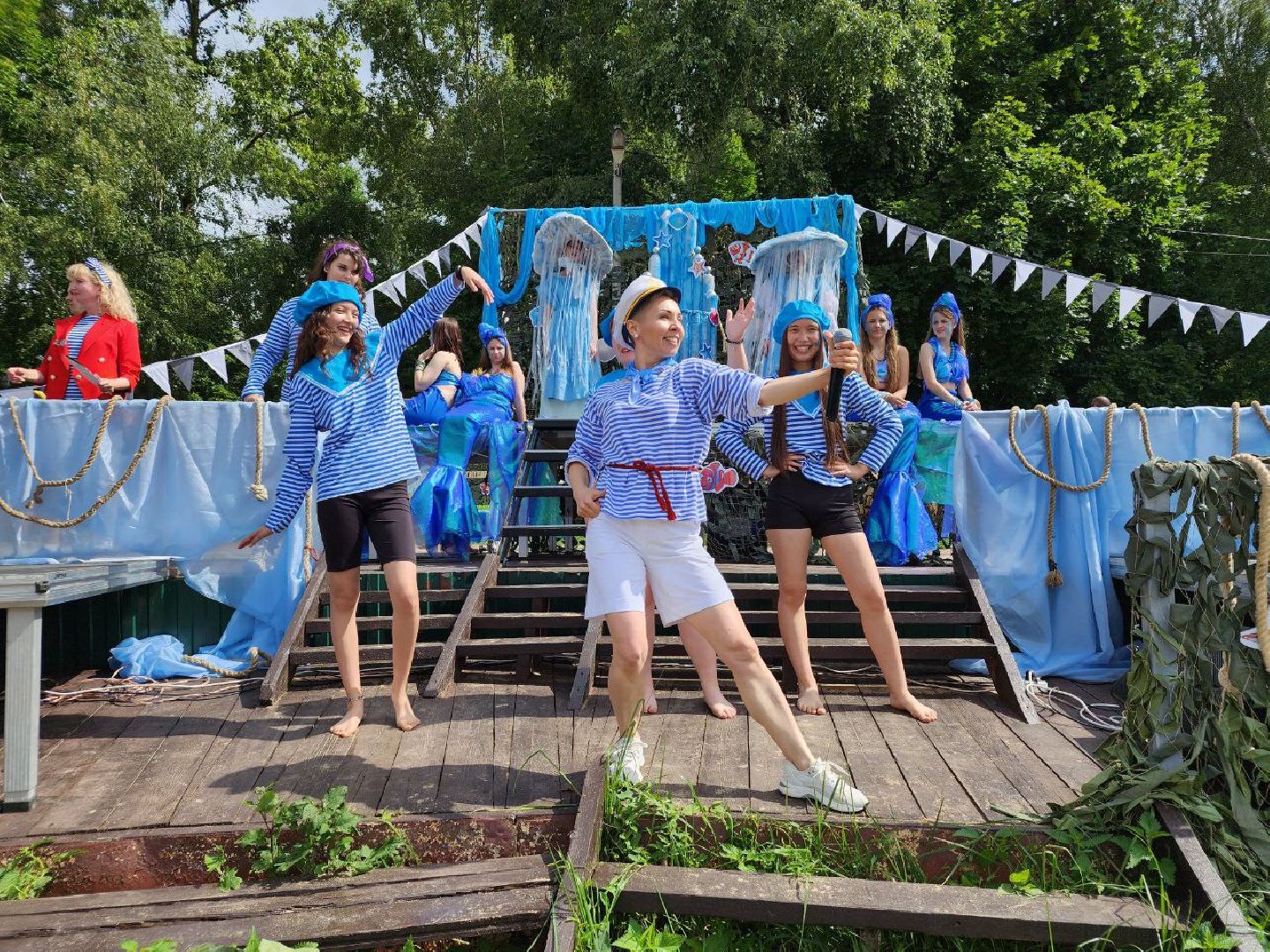 праздник, День Нептуна, День ВМФ, дети, водоём, Лосино-Петровский