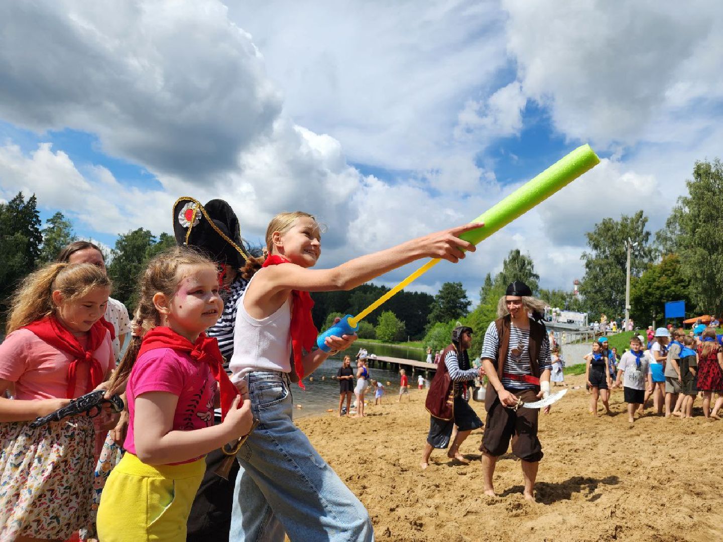 праздник, День Нептуна, День ВМФ, дети, водоём, Лосино-Петровский