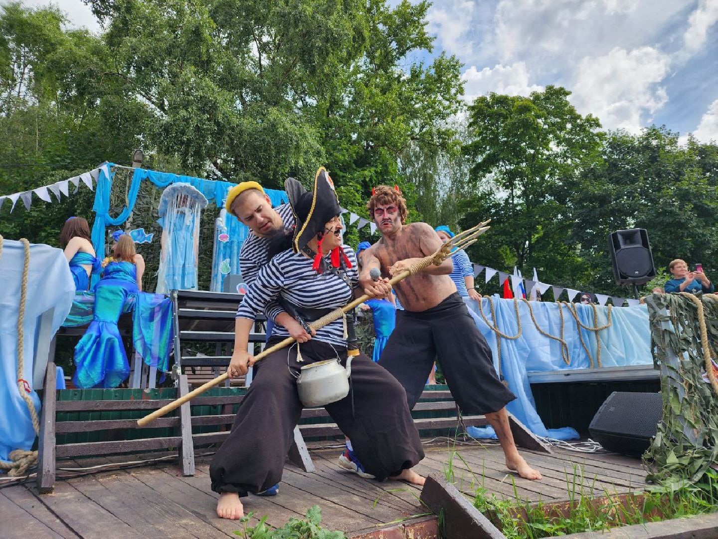 праздник, День Нептуна, День ВМФ, дети, водоём, Лосино-Петровский