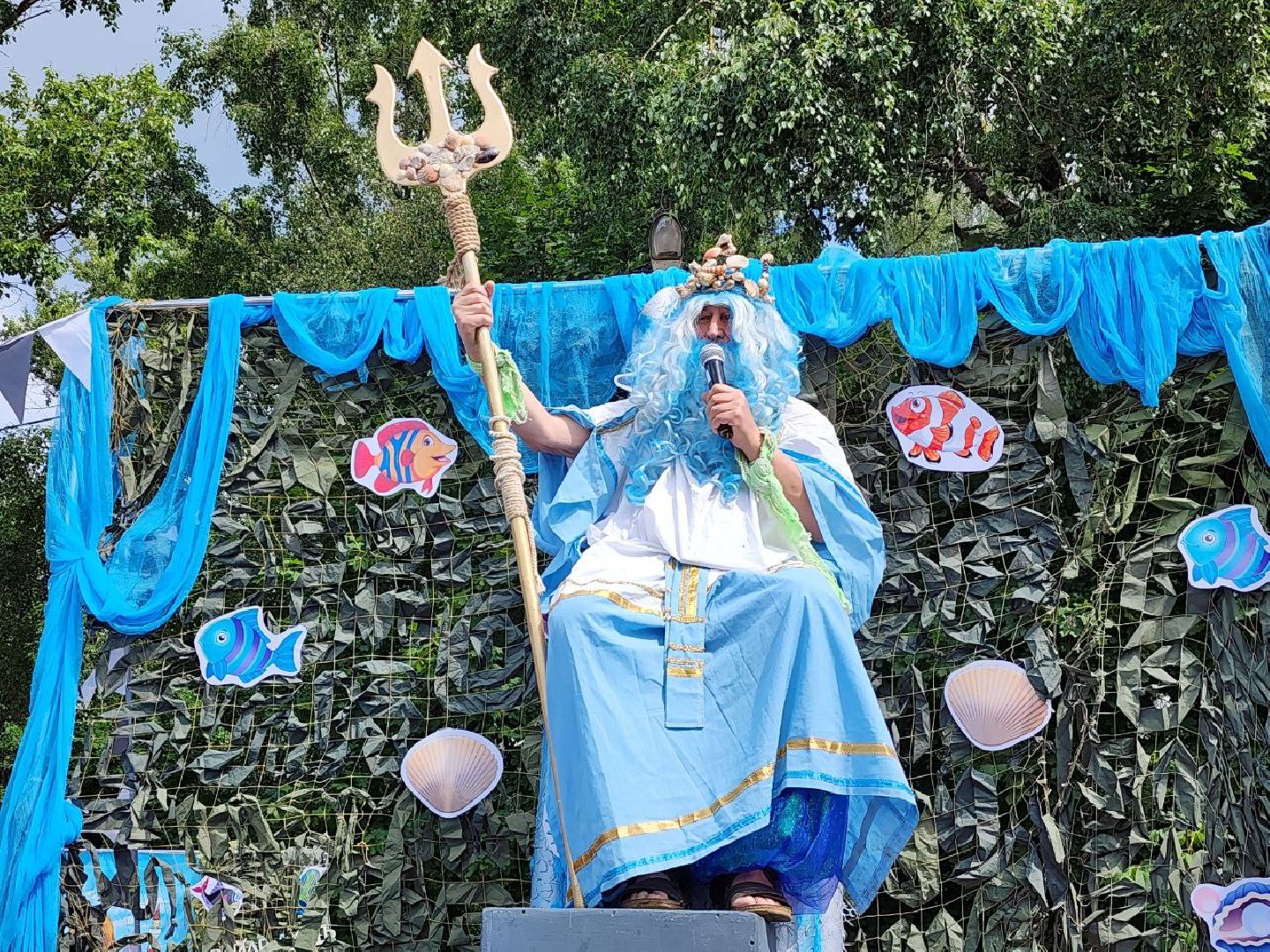 праздник, День Нептуна, День ВМФ, дети, водоём, Лосино-Петровский