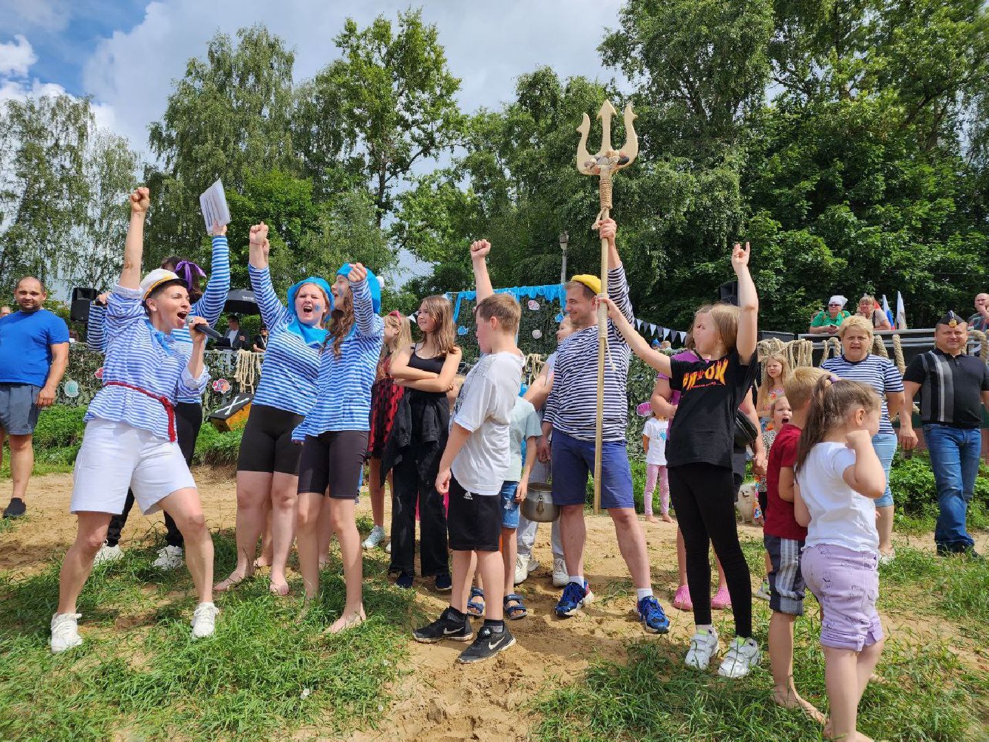 праздник, День Нептуна, День ВМФ, дети, водоём, Лосино-Петровский