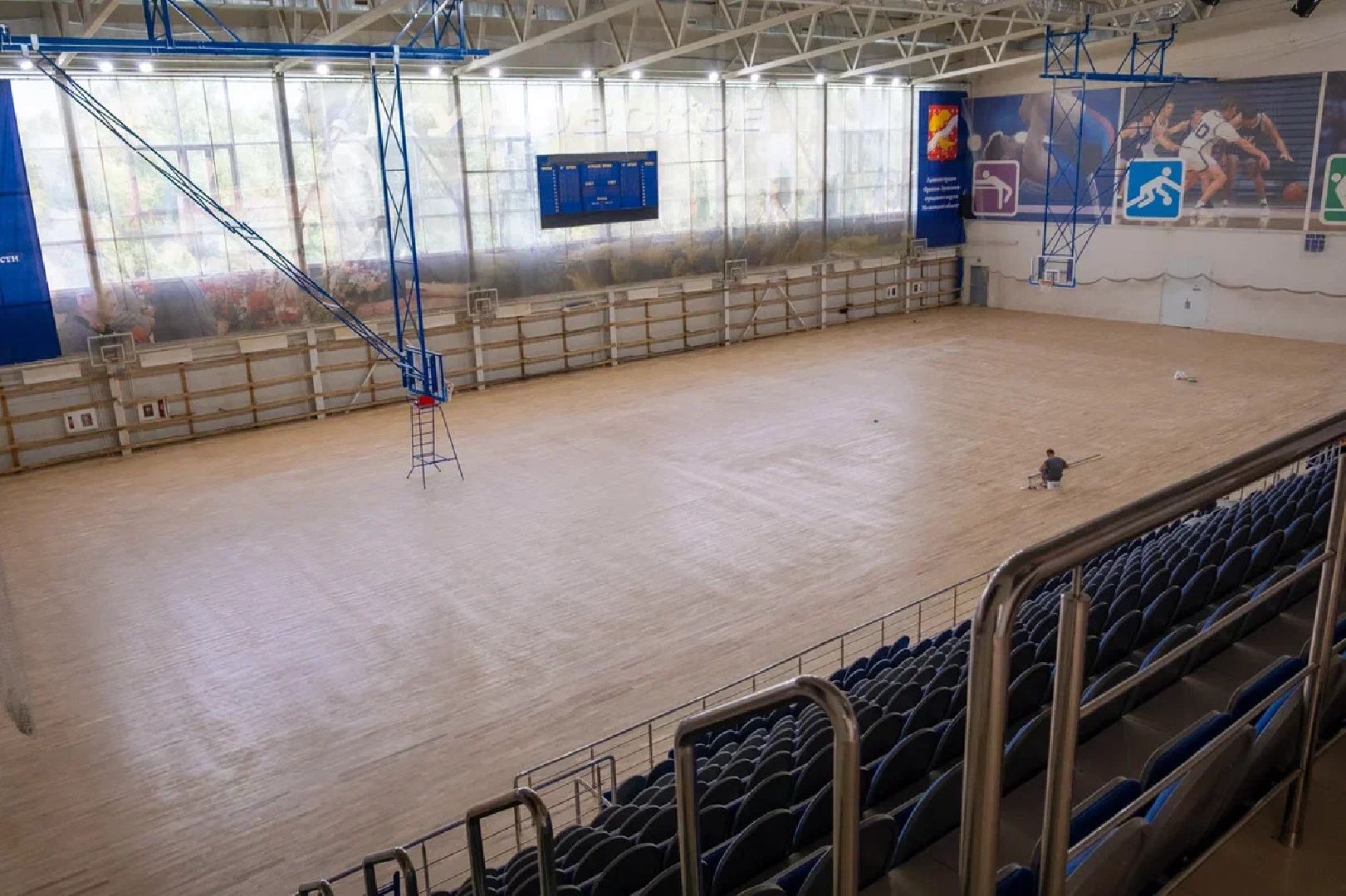 Спорт, ремонт, Дворец спорта, Куровское, Орехово-Зуево