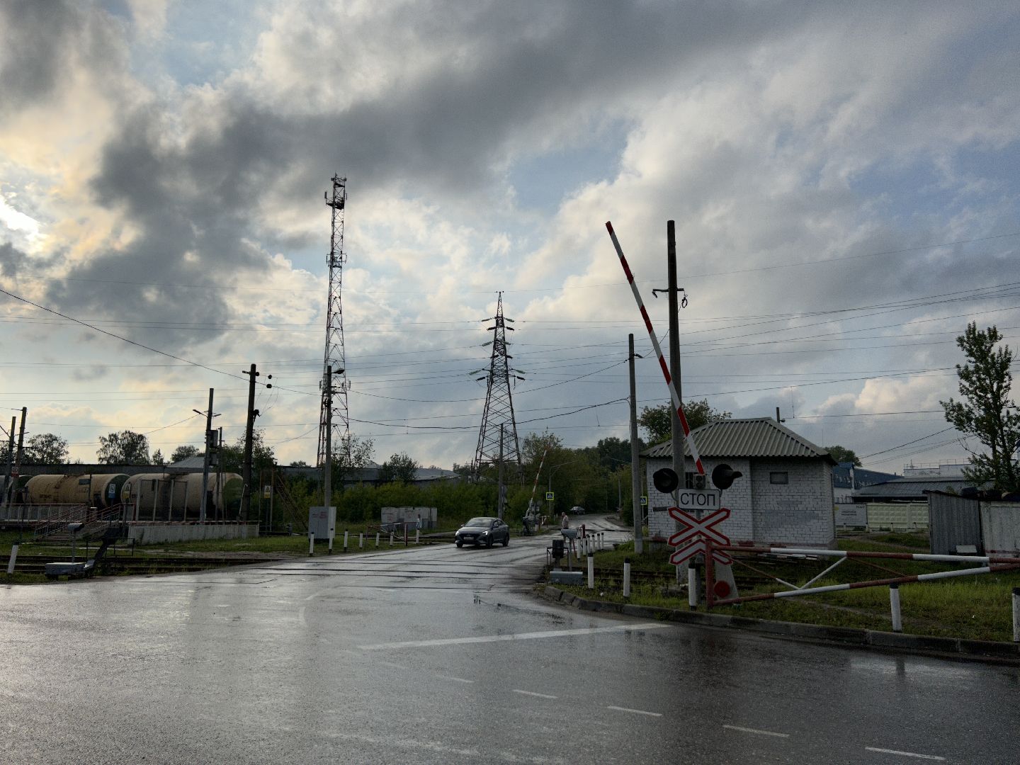 переход, железнодорожная станция, Фрязино