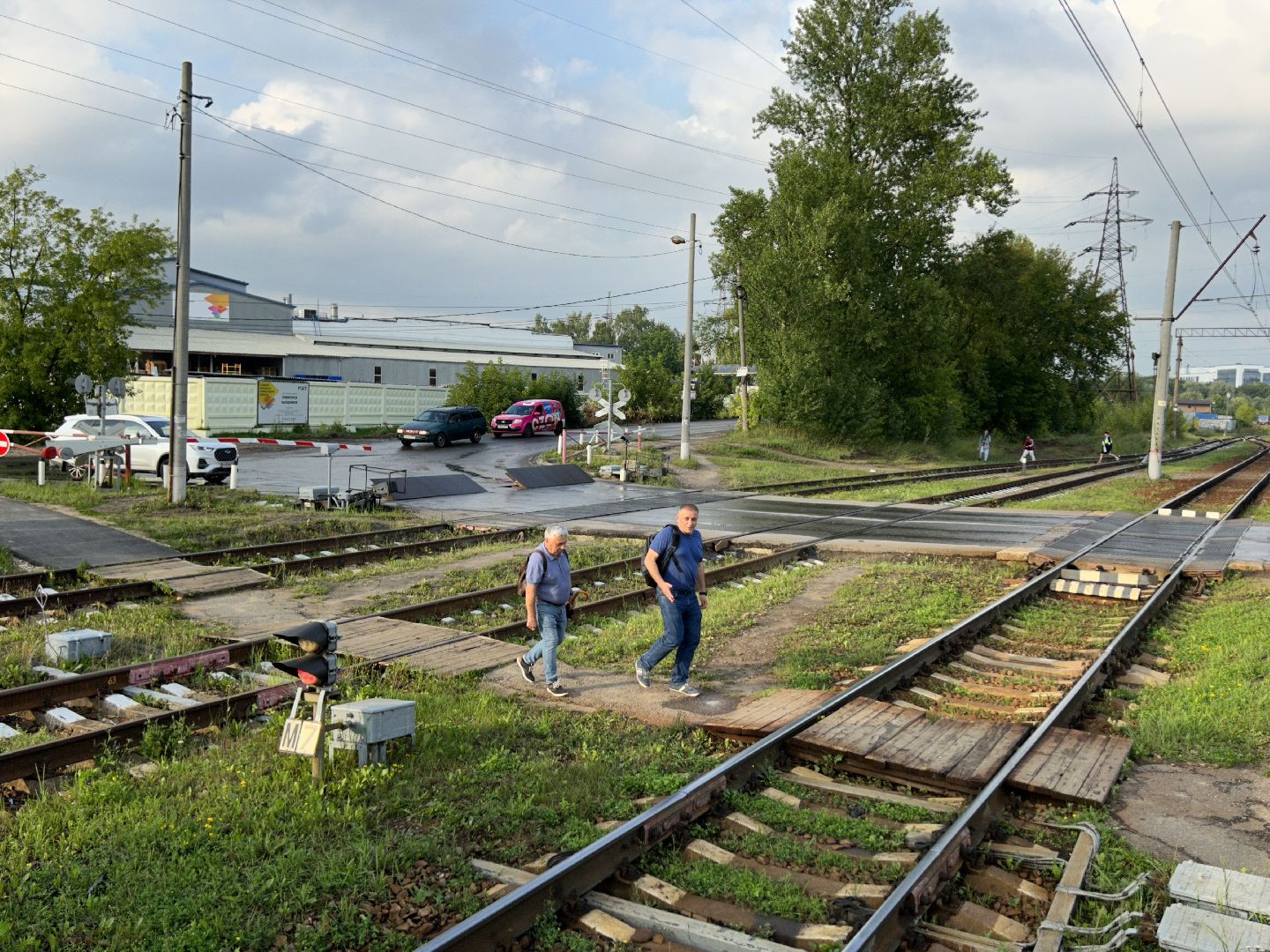 переход, железнодорожная станция, Фрязино