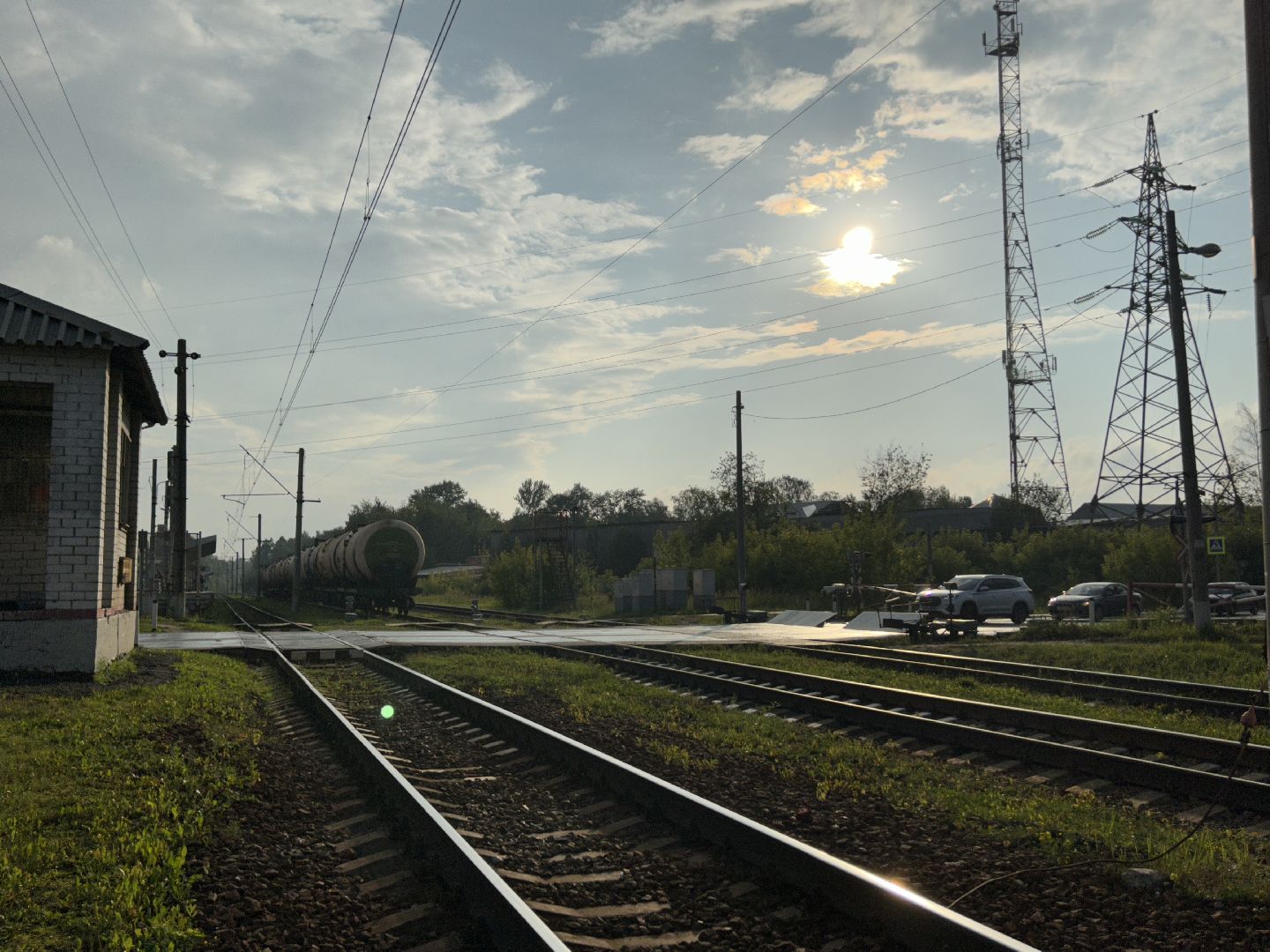 переход, железнодорожная станция, Фрязино