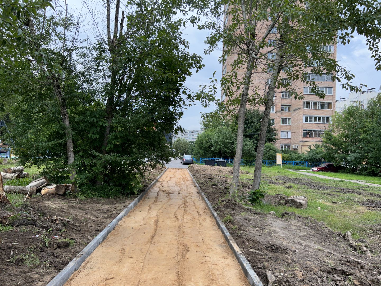 благоустройство, народные тропы, Фрязино