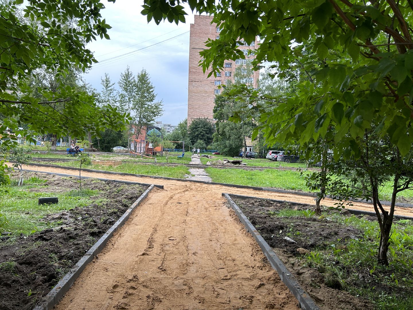 благоустройство, народные тропы, Фрязино