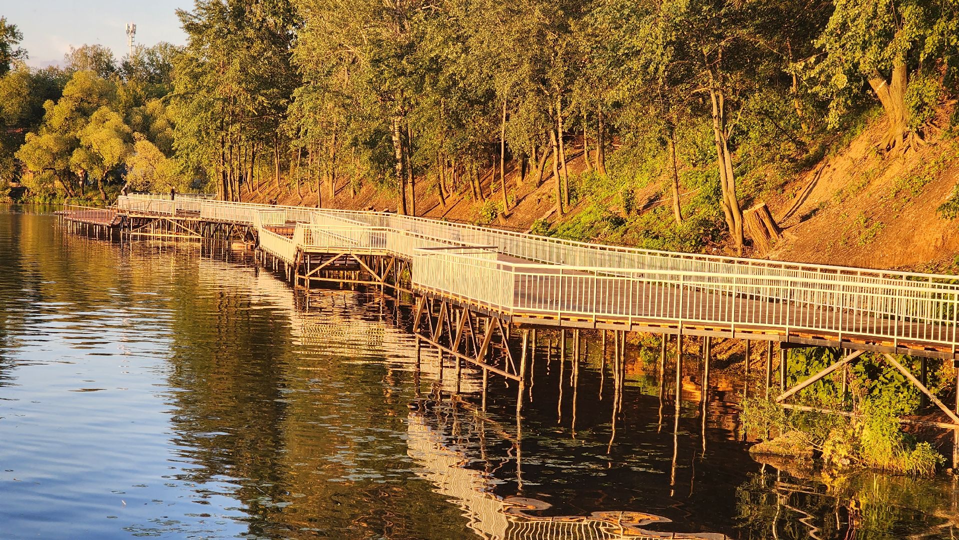 Долгопрудный, набережная, Новые Водники, Дирижаблестрой, Орлин