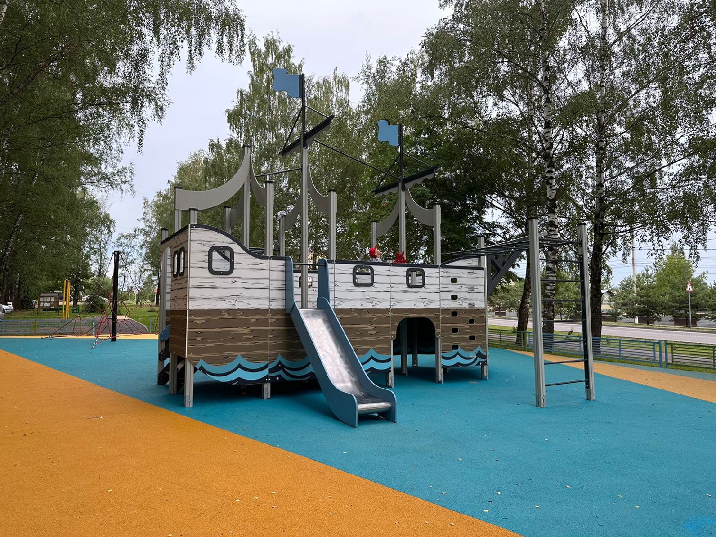 Губернаторская площадка, благоустройство в Подмосковье, детский игровой городок, Наро-Фоминск