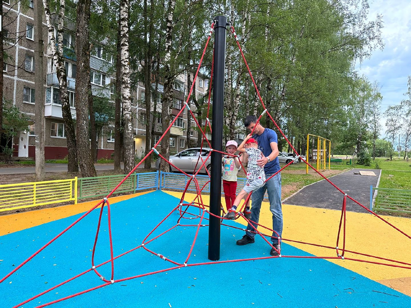 Губернаторская площадка, благоустройство в Подмосковье, детский игровой городок, Наро-Фоминск