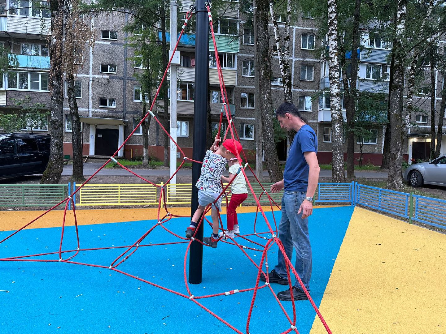 Губернаторская площадка, благоустройство в Подмосковье, детский игровой городок, Наро-Фоминск