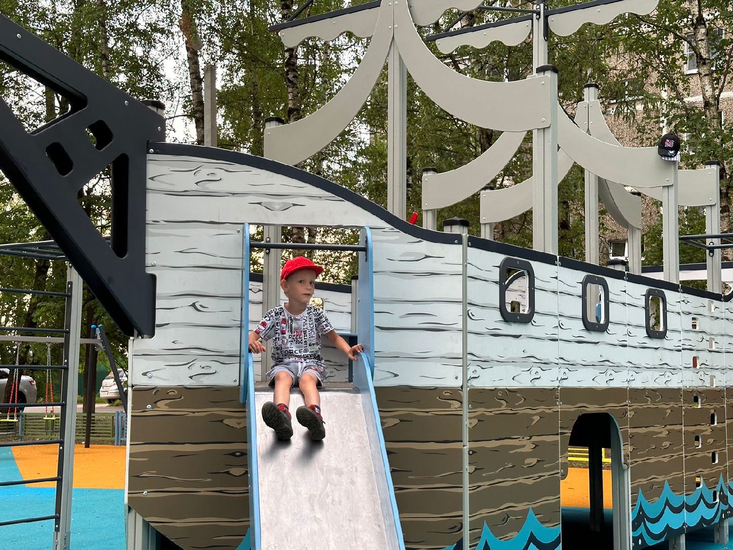 Губернаторская площадка, благоустройство в Подмосковье, детский игровой городок, Наро-Фоминск