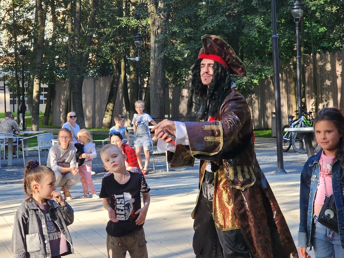 Звенигород, городской парк, день Военно-морского флота